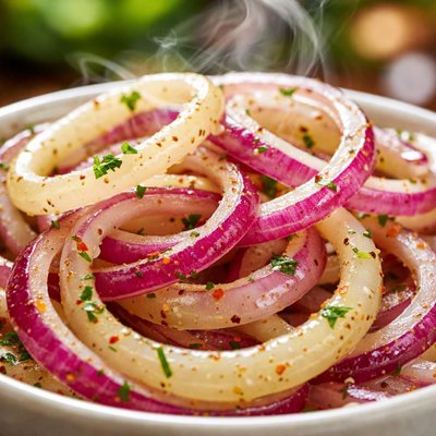Image of Marinated Walla Walla Sweet and Red Onion Rings