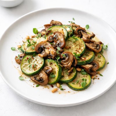 Image of Marinated Zucchini and Mushrooms