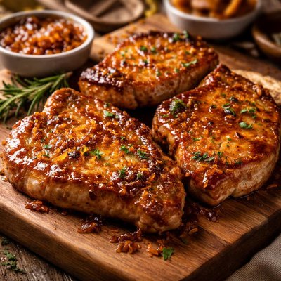 Image of Marmalade Glazed Pork Chops