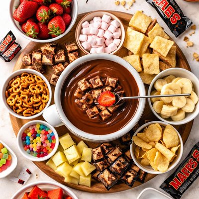 Image of Mars Bar Chocolate Fondue