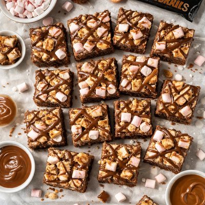 Image of Mars Bar Marshmallow Slice