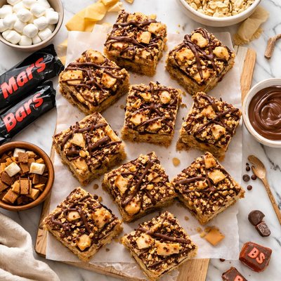 Image of Mars Bars Rice Krispies Squares No Bake