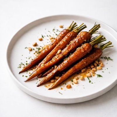 Image of Marsala Glazed Carrots with Pinenuts Gluten Free