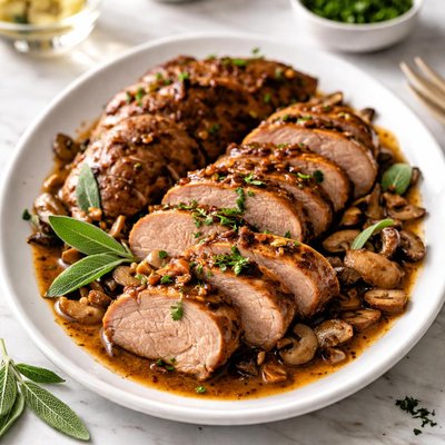 Image of Marsala Pork Tenderloin with Sage