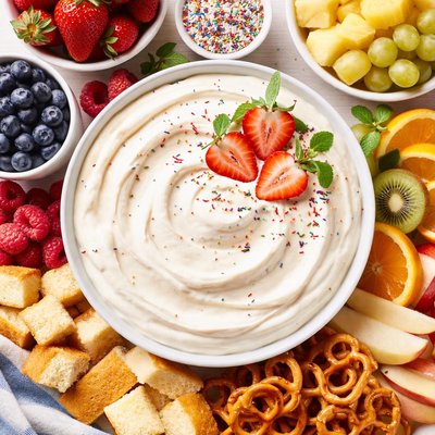 Image of Marshmallow Cream Cheese Fruit Dip