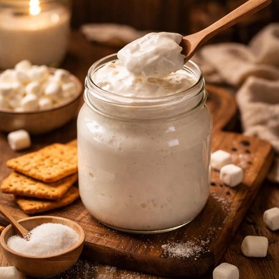 Image of Marshmallow Cream Fluff Homemade Substitute Copycat