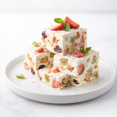 Image of Marshmallow Fruit Squares