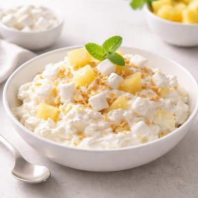 Image of Marshmallow Pineapple Fluff Dessert