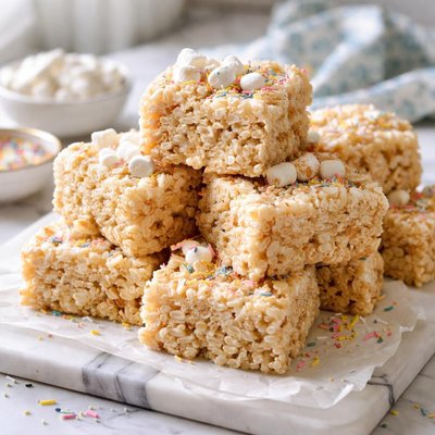 Image of Marshmallow Rice Crispy Treats Ree Drummond Pioneer Woman