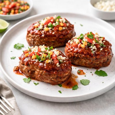 Image of Marvelous Mini Meatloaves Fiesta Style