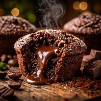 Image of Marvelous Mocha Mouthfuls with a Molten Surprise