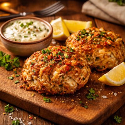 Image of Maryland Crab Cakes with Tartar Sauce