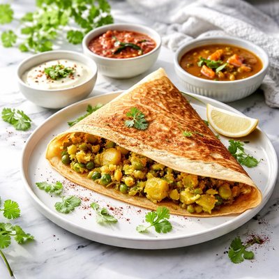 Image of Dosa de Masala Saludable para el Corazón