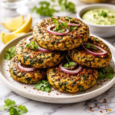 Image of Masala Mustard Greens Patties