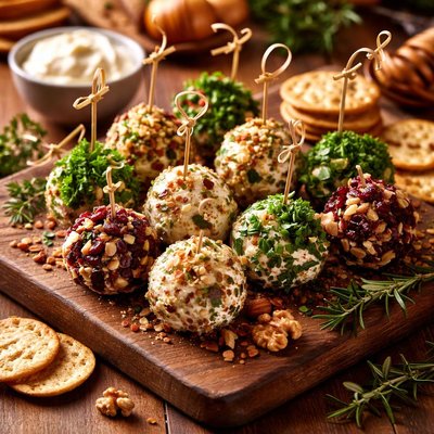 Image of Mascarpone Bouchees Mini Cheese Balls