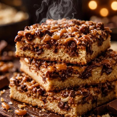 Mascarpone Chocolate Toffee Bars Recipe