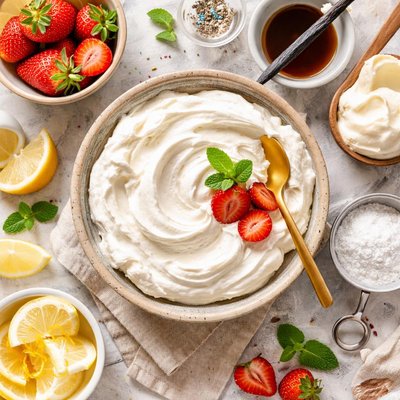 Image of Mascarpone Stabilized Whipped Cream