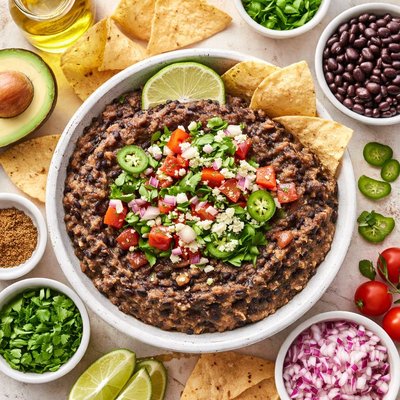 Image of Mashed Black Beans