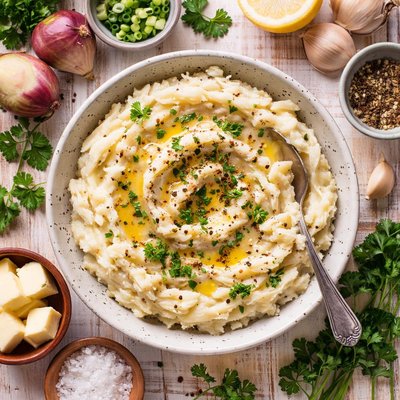 Image of Mashed Garlic Turnips
