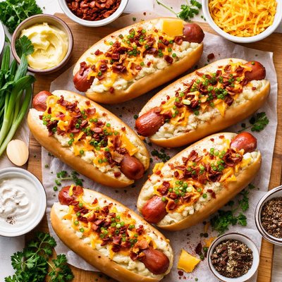 Image of Mashed Potato Cheese Dogs