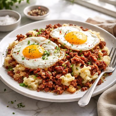 Image of Mashed Potato Corned Beef Hash
