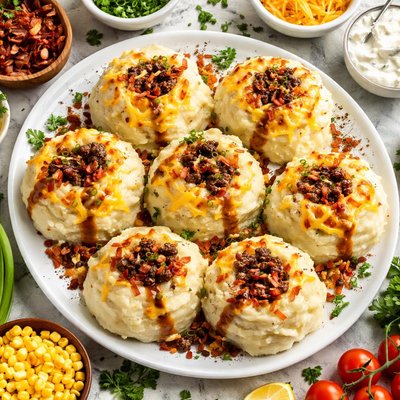 Image of Mashed Potato Volcanoes