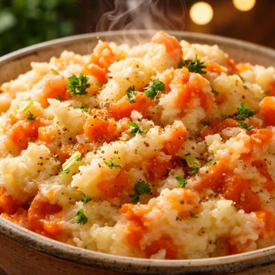 Image of Whole30 Mashed Potatoes and Carrots