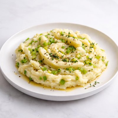 Image of Mashed Potatoes and Leeks with Thyme