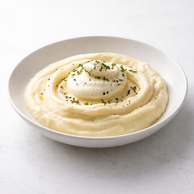 Image of Mashed Potatoes with Creme Fraiche and Chives