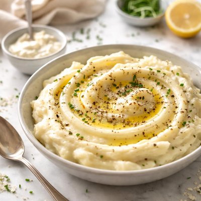 Image of Mashed Potatoes with Horseradish Cream