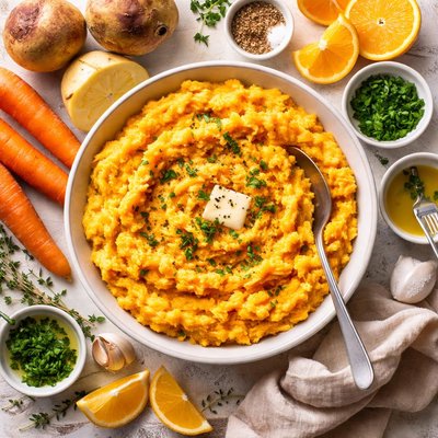 Image of Mashed Rutabaga with Carrots and Orange