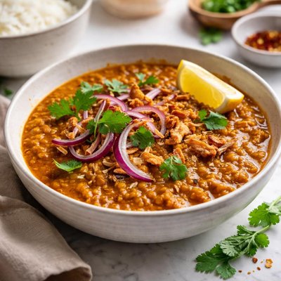 Image of Masoor Masala Red Lentils with Onion and Garlic