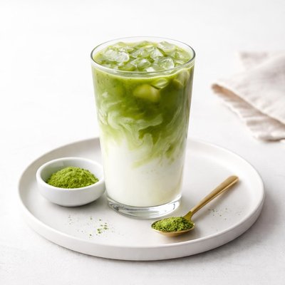 Image of Matcha Green Tea Smoothie or Iced Latte