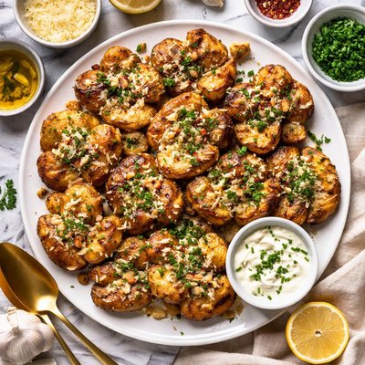 Image of Max Imized Garlic Smashed Potatoes