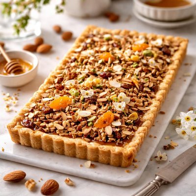 Image of Mazurek Migdalowy or Orzechowy Almond or Walnut Mazurka