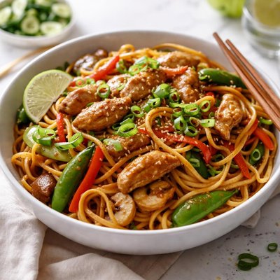 Image of Mean Chinese Chicken Lo Mein
