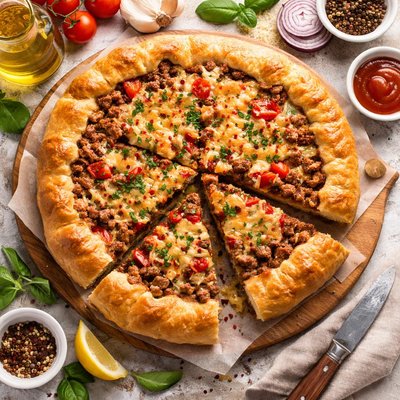 Image of Meat and Cheese Pie