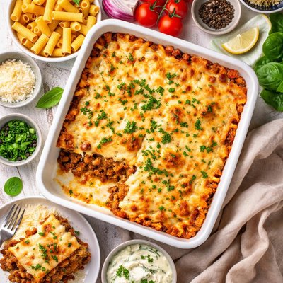 Image of Meat and Macaroni Pie Pastitsio