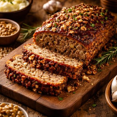 Image of Meat and Nut Loaf