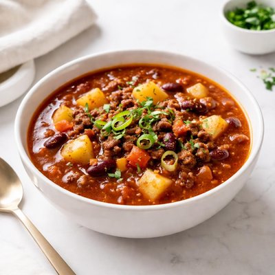 Image of Meat and Potato Chili Soup