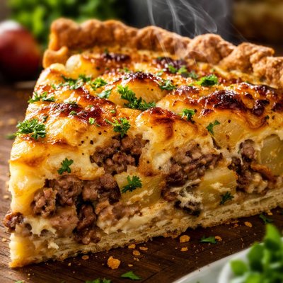 Image of Meat and Potato Quiche