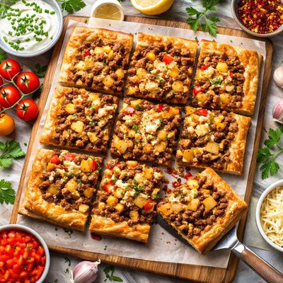 Image of Meat and Potato Squares