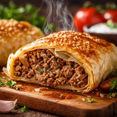 Image of Vegetarian Meat Burek