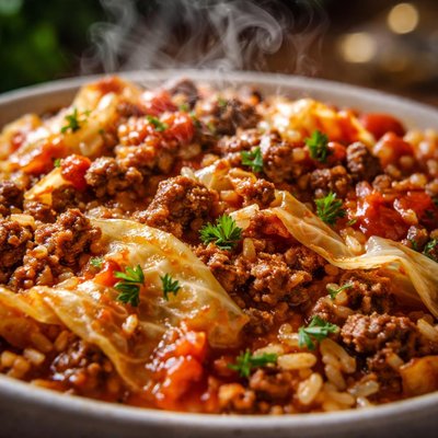 Image of Meat Cabbage Casserole