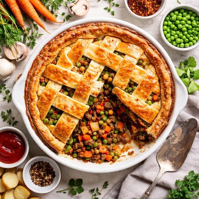 Image of Meat N Veggie Pie