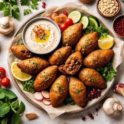 Image of Meat or Mushroom Kubbeh