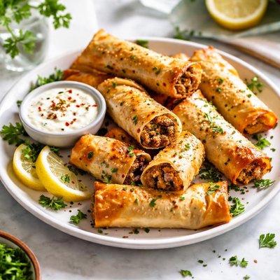 Image of Meat Phyllo Rolls