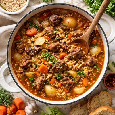 Image of Meat Stew with Barley