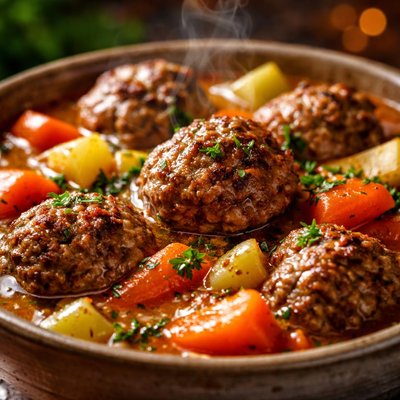 Image of Meatball and Veggie Stew