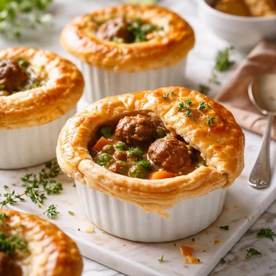 Image of Meatball Pot Pie Pies